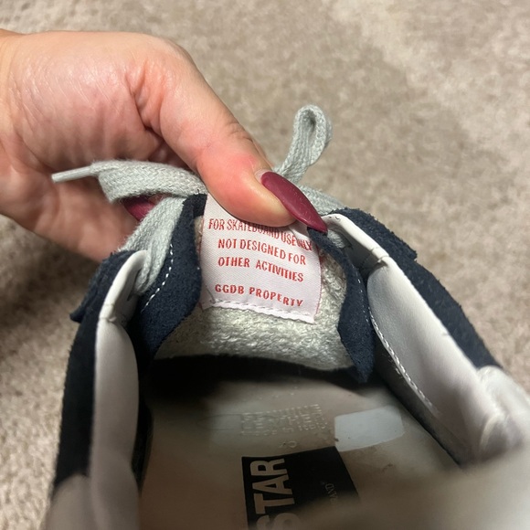 Golden Goose Super star rare navy suede sneakers US 9 - Picture 10 of 10